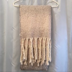 Faera Soft Fuzzy Big Warm Scarf with Fringes Winter